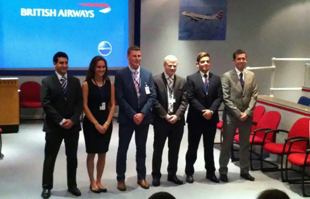 6 BA Future Pilot Programme Cadets during Family Day at BA Head Office yesterday FTEJerez News