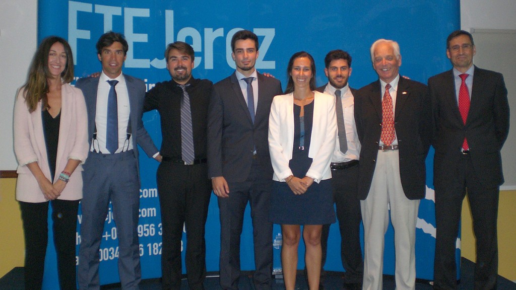 Bosco and Lucas, second and fourth on the left respectively, during their graduation event.