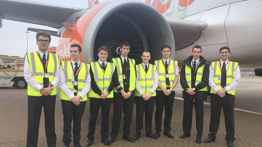 First FTEJerez group of pilots complete their base training at EasyJet