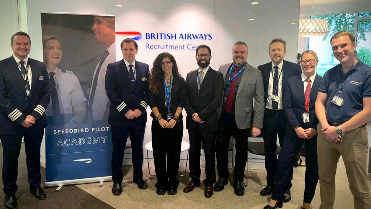 Collaboration of FTEJerez in British Airways Speedbird Pilot Academy selection process